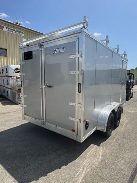 New 2026 E-Z Hauler EH7X14 Ultimate Contractor Enclosed Trailer Barn & Ramp Door