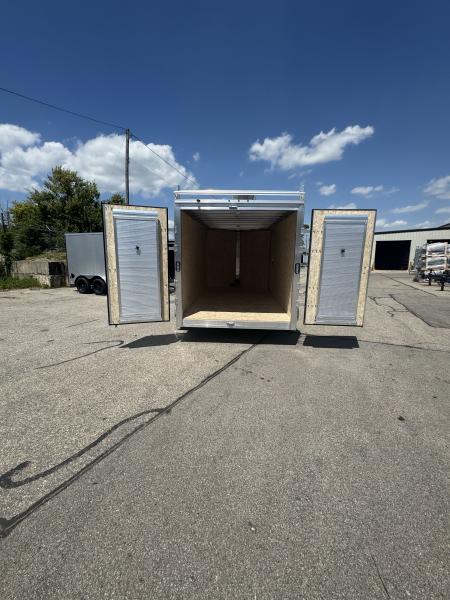 New 2026 E-Z Hauler EH7X14 Ultimate Contractor Enclosed Trailer Barn & Ramp Door