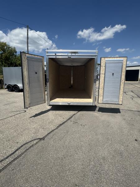 New 2026 E-Z Hauler EH7X14 Ultimate Contractor Enclosed Trailer Barn & Ramp Door