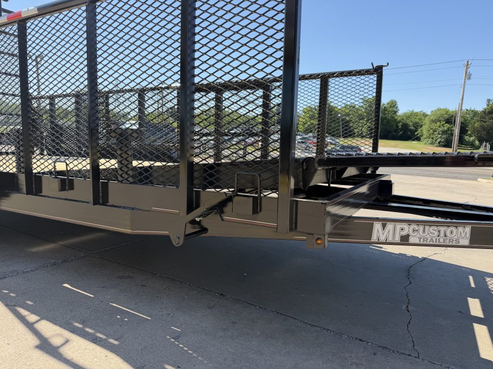 New #144267 2026 MP CUSTOMS 18 X 83 TANDEM AXLE PIPE TOP 10K LANDSCAPE TRAILER W/ 3' SIDES