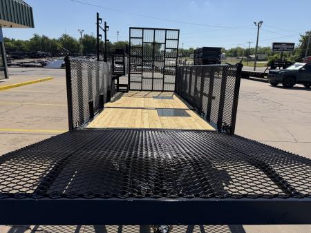 New #144267 2026 MP CUSTOMS 18 X 83 TANDEM AXLE PIPE TOP 10K LANDSCAPE TRAILER W/ 3' SIDES