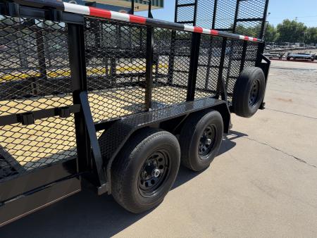 New #144267 2026 MP CUSTOMS 18 X 83 TANDEM AXLE PIPE TOP 10K LANDSCAPE TRAILER W/ 3' SIDES