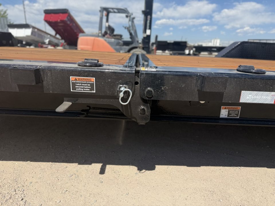 New 2026 Load Trail 7-HD22 Tilt Deck Equipment Hauler W/ Side Fork Holders 20K GVWR