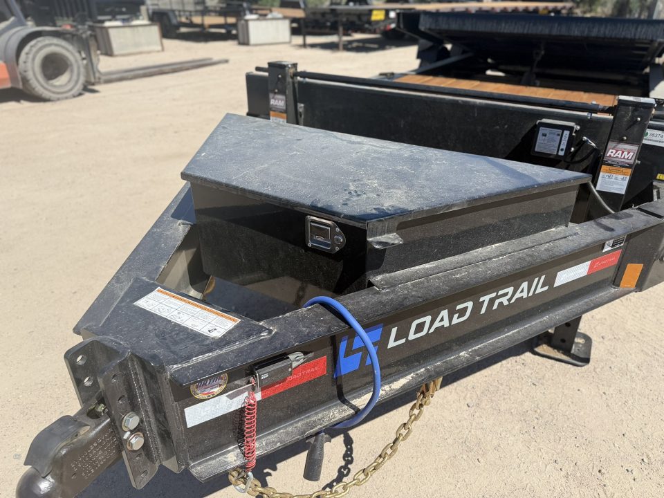 New 2026 Load Trail 7-HD22 Tilt Deck Equipment Hauler W/ Side Fork Holders 20K GVWR