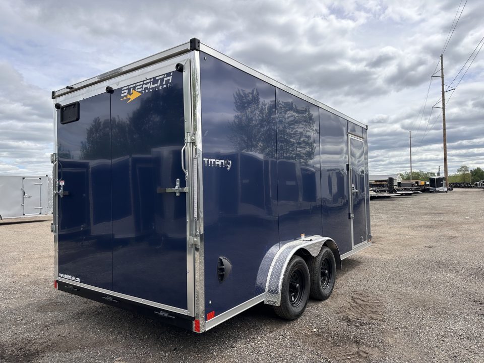 New 2026 Stealth Trailers 7.5x16 Titan 7k w/Ramp Door Cargo / Enclosed Trailer