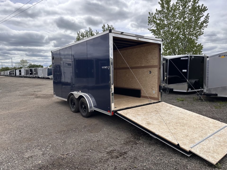 New 2026 Stealth Trailers 7.5x16 Titan 7k w/Ramp Door Cargo / Enclosed Trailer