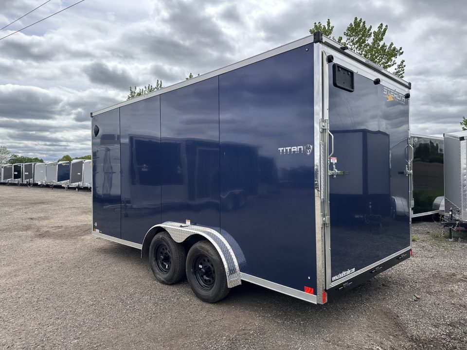 New 2026 Stealth Trailers 7.5x16 Titan 7k w/Ramp Door Cargo / Enclosed Trailer