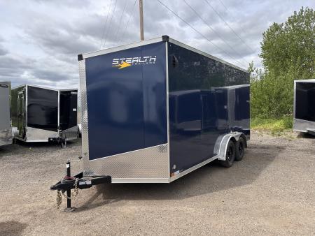 New 2026 Stealth Trailers 7.5x16 Titan 7k w/Ramp Door Cargo / Enclosed Trailer