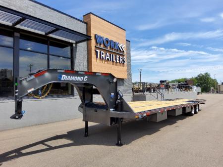 New 2026 Diamond C Trailers FMAX212HDT Flatbed Trailer