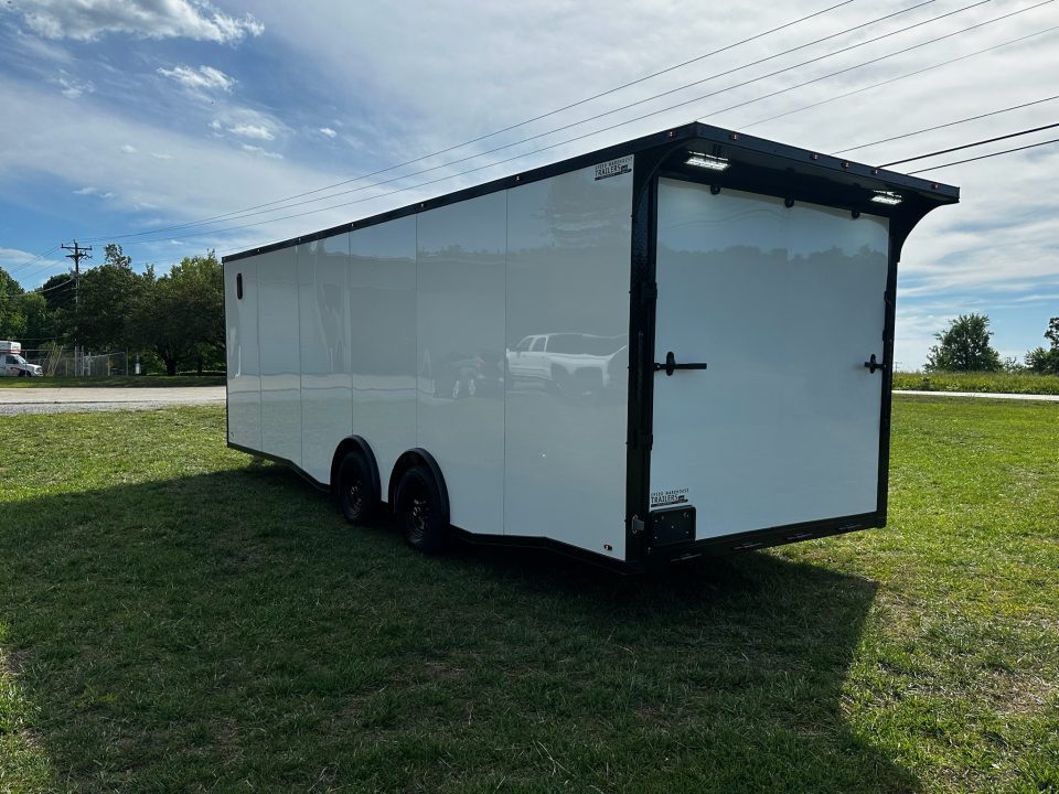 New 2026 Luxe 8.5x24 Car Hauler-5200LB Torsion Axle--Blackout-Enclosed Car Hauler