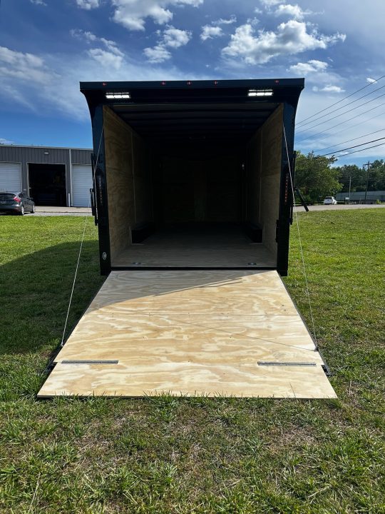 New 2026 Luxe 8.5x24 Car Hauler-5200LB Torsion Axle--Blackout-Enclosed Car Hauler