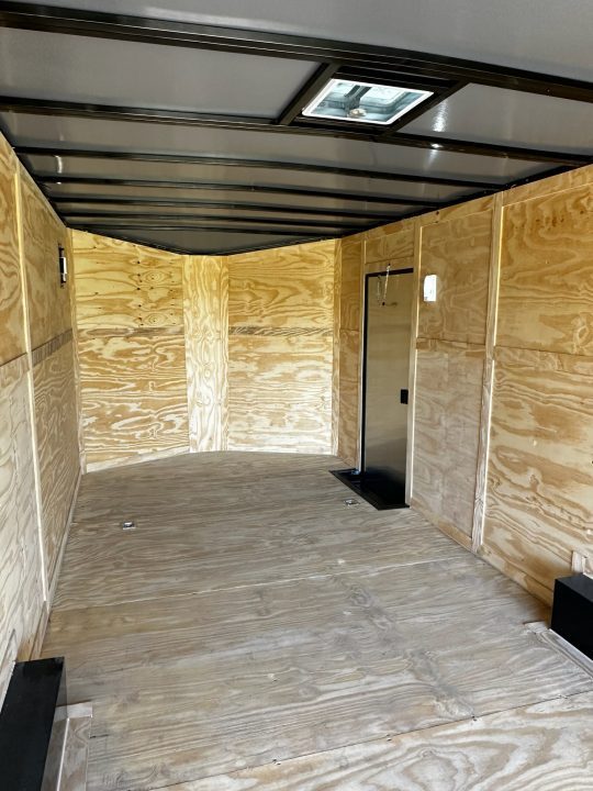 New 2026 Luxe 8.5x24 Car Hauler-5200LB Torsion Axle--Blackout-Enclosed Car Hauler