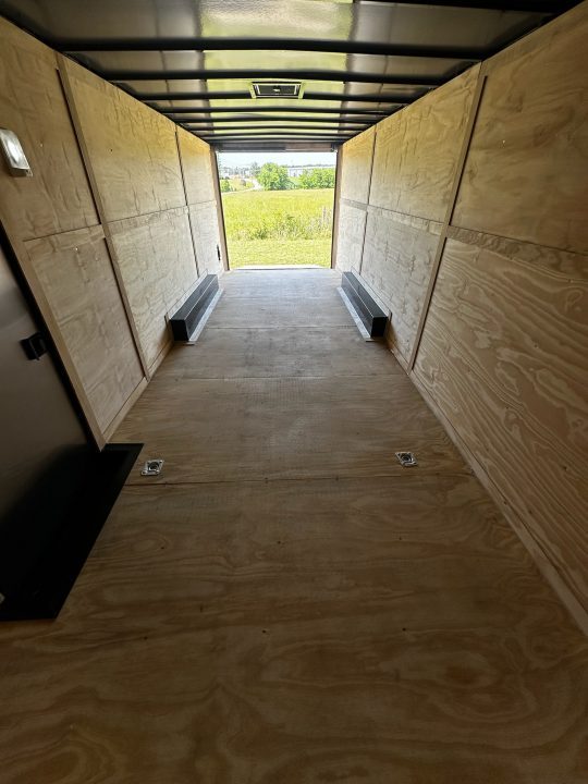 New 2026 Luxe 8.5x24 Car Hauler-5200LB Torsion Axle--Blackout-Enclosed Car Hauler