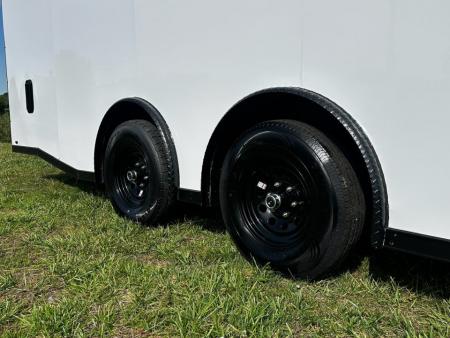 New 2026 Luxe 8.5x24 Car Hauler-5200LB Torsion Axle--Blackout-Enclosed Car Hauler