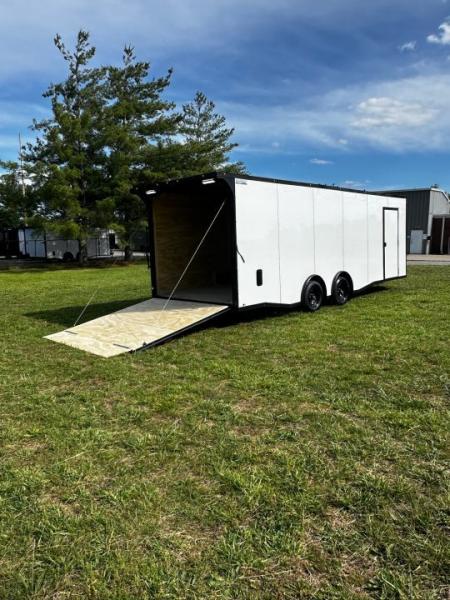 New 2026 Luxe 8.5x24 Car Hauler-5200LB Torsion Axle--Blackout-Enclosed Car Hauler