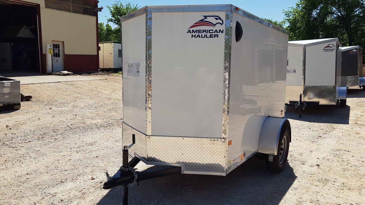 New 2026 American Hauler 5x8 Arrow Deluxe 3K Cargo / Enclosed Trailer