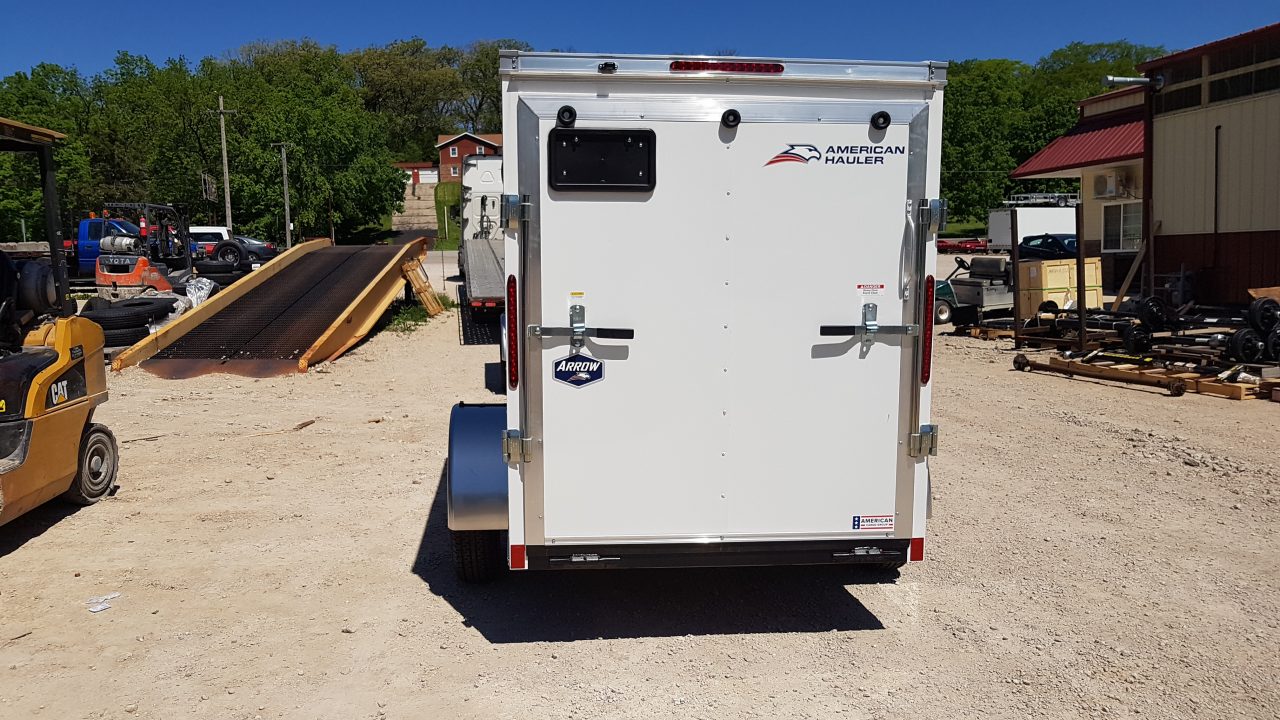 New 2026 American Hauler 5x8 Arrow Deluxe 3K Cargo / Enclosed Trailer