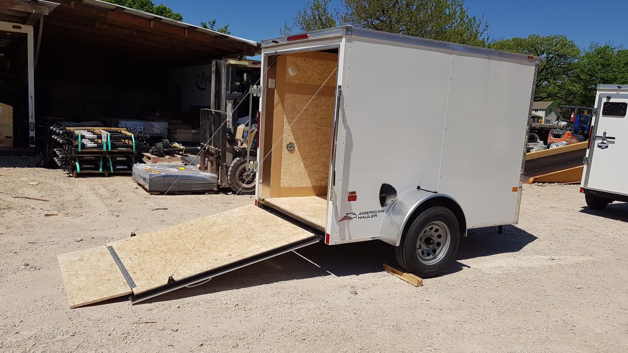 New 2026 American Hauler 5x8 Arrow Deluxe 3K Cargo / Enclosed Trailer