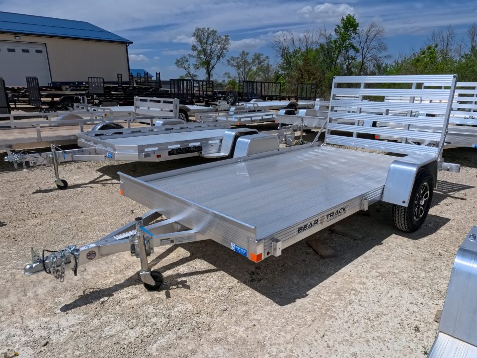 New 2026 Bear Track 76 x 144 F Utility Trailer with Straight Tailgate-2990 lb. GVWR