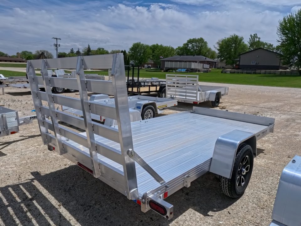 New 2026 Bear Track 76 x 144 F Utility Trailer with Straight Tailgate-2990 lb. GVWR