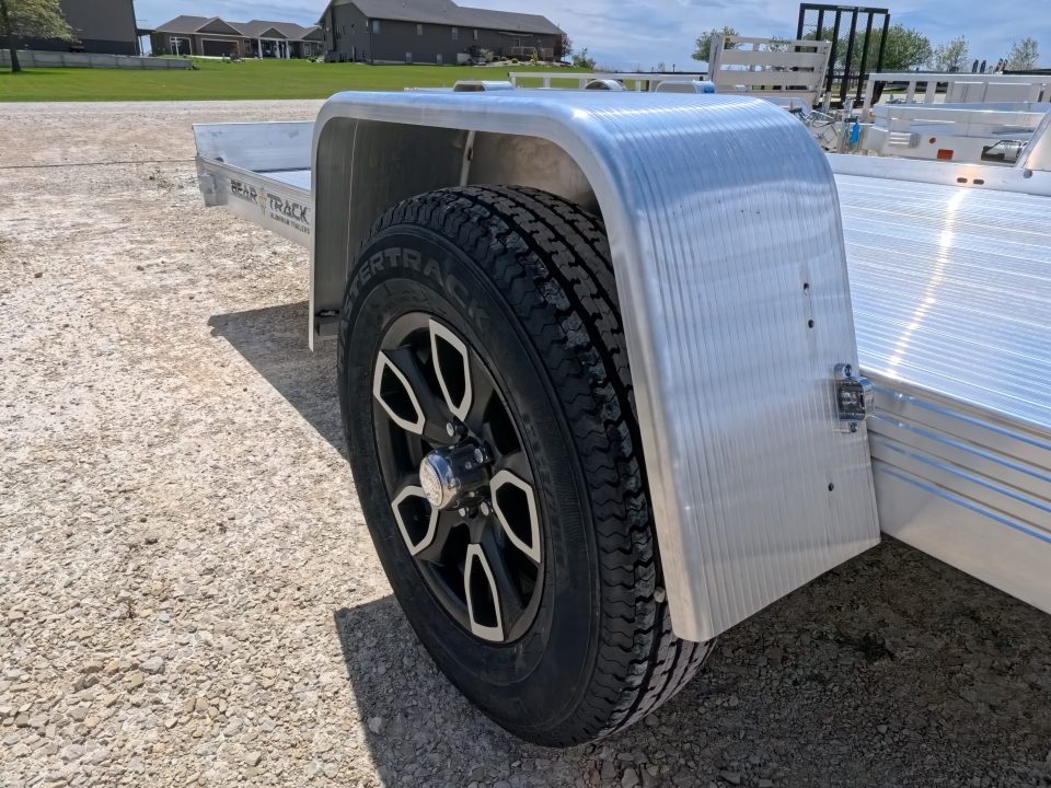 New 2026 Bear Track 76 x 144 F Utility Trailer with Straight Tailgate-2990 lb. GVWR