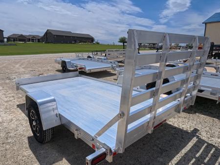 New 2026 Bear Track 76 x 144 F Utility Trailer with Straight Tailgate-2990 lb. GVWR