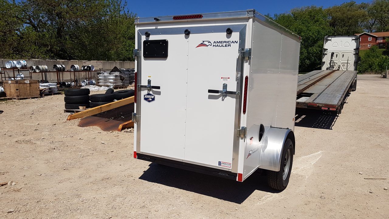New 2026 American Hauler 5x8 Arrow Deluxe 3K Cargo / Enclosed Trailer