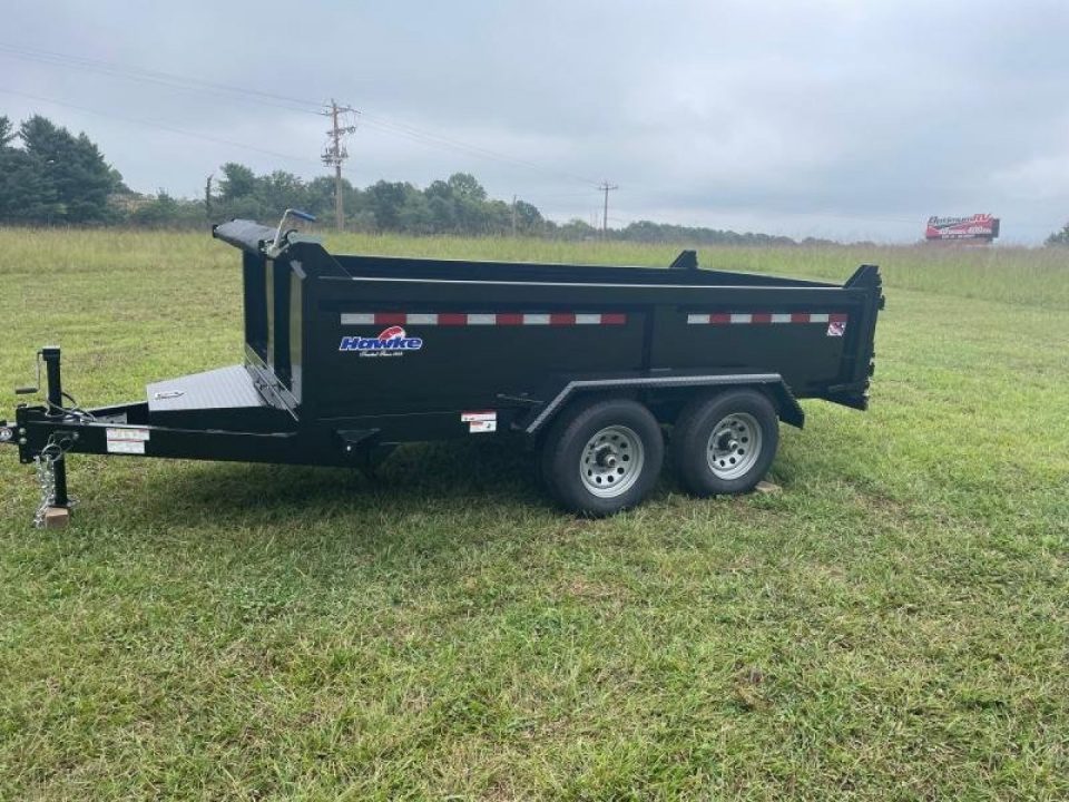 New 2026 Hawke 6x12 Low Pro Dump Trailer