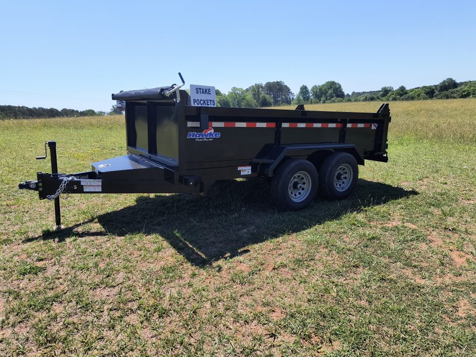 New 2027 Hawke Trailers 6x12 Low Pro Dump Trailer