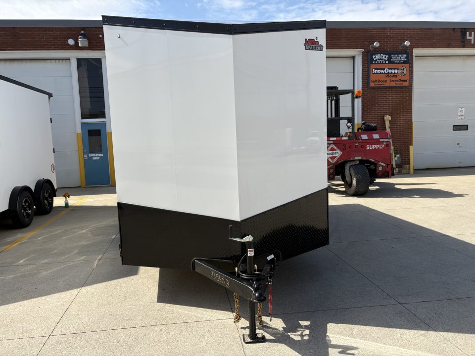 New 2026 United Trailers UJ 7'X14' WEDGE NOSE RAMP DOOR Cargo / Enclosed Trailer
