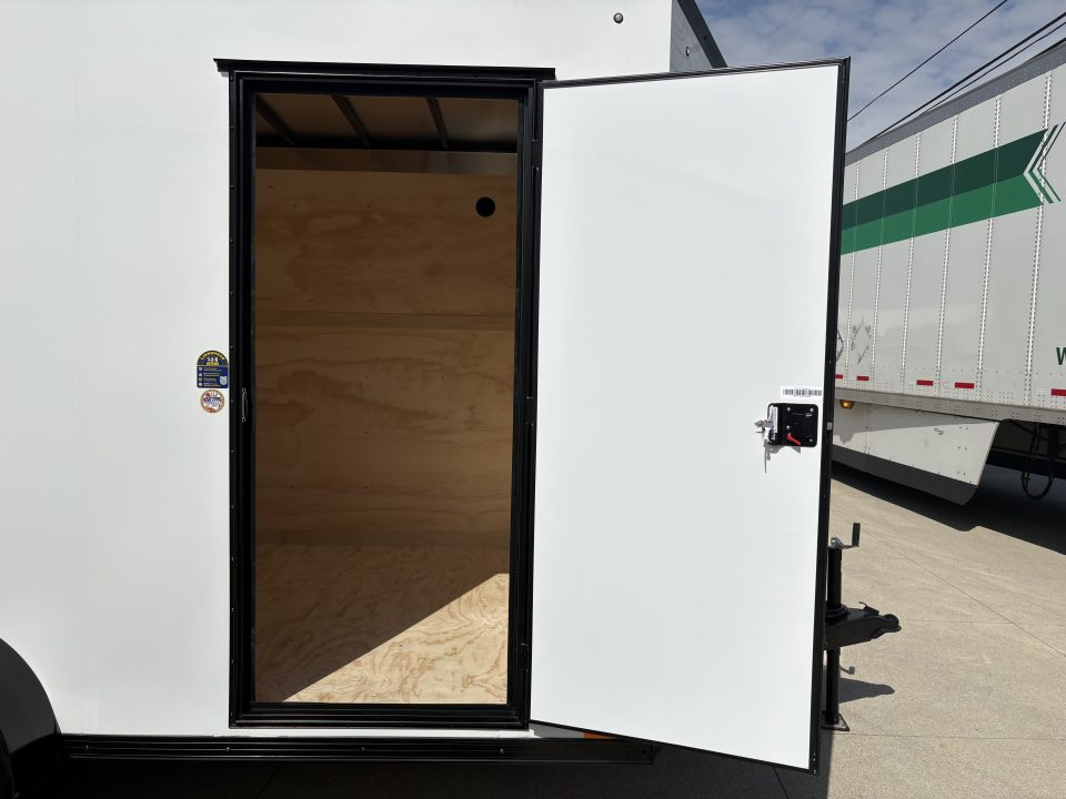 New 2026 United Trailers UJ 7'X14' WEDGE NOSE RAMP DOOR Cargo / Enclosed Trailer