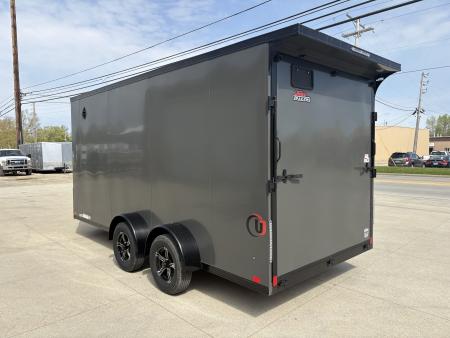 New 2026 United Trailers UJ 7'X16' WEDGE NOSE RAMP DOOR Cargo / Enclosed Trailer