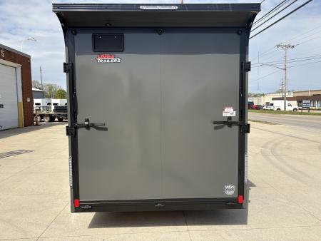 New 2026 United Trailers UJ 7'X16' WEDGE NOSE RAMP DOOR Cargo / Enclosed Trailer