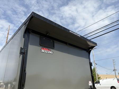 New 2026 United Trailers UJ 7'X16' WEDGE NOSE RAMP DOOR Cargo / Enclosed Trailer