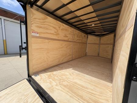New 2026 United Trailers UJ 7'X16' WEDGE NOSE RAMP DOOR Cargo / Enclosed Trailer