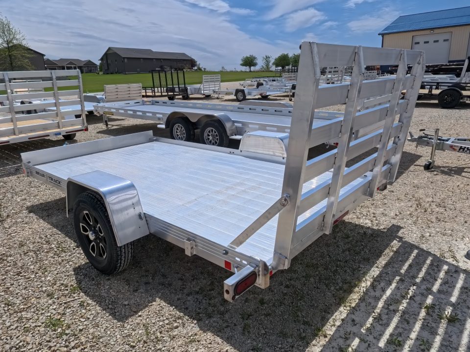 New 2026 Bear Track 76 x 144 F Utility Trailer with Straight Tailgate-2990 lb. GVWR