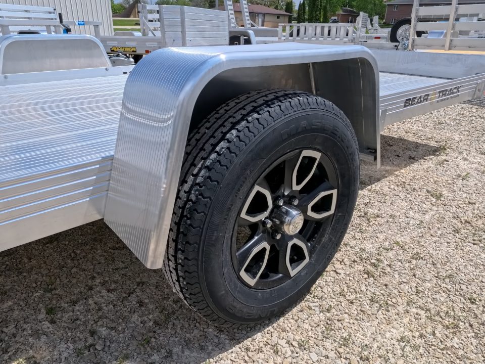 New 2026 Bear Track 76 x 144 F Utility Trailer with Straight Tailgate-2990 lb. GVWR