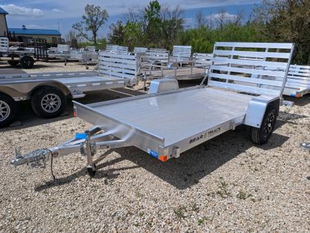 New 2026 Bear Track 76 x 144 F Utility Trailer with Straight Tailgate-2990 lb. GVWR