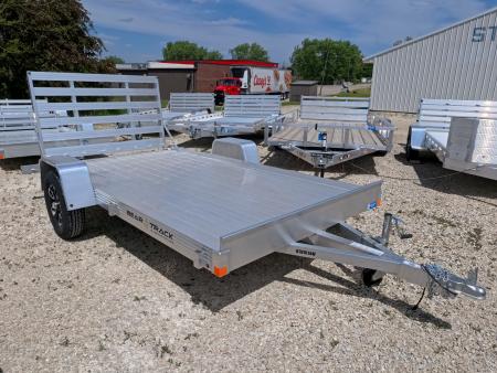 New 2026 Bear Track 76 x 144 F Utility Trailer with Straight Tailgate-2990 lb. GVWR