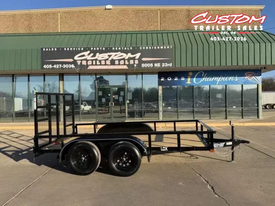 New #262884 2026 TOP HAT LDX 12 X 77 SQUARE TUBE TOP 7K UTILITY W/ RAMP GATE