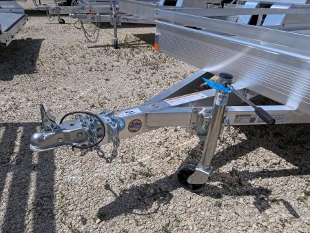 New 2026 Bear Track 76 x 144 F Utility Trailer with Single Rail and Straight Tailgate-2990 lb. GVWR