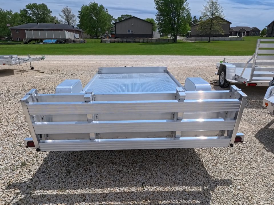New 2026 Bear Track 76 X 144F Utility Trailer with Bi-Fold Tailgate and 2990 lb. GVWR