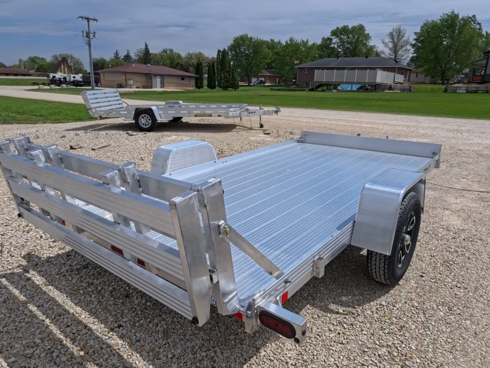New 2026 Bear Track 76 X 144F Utility Trailer with Bi-Fold Tailgate and 2990 lb. GVWR