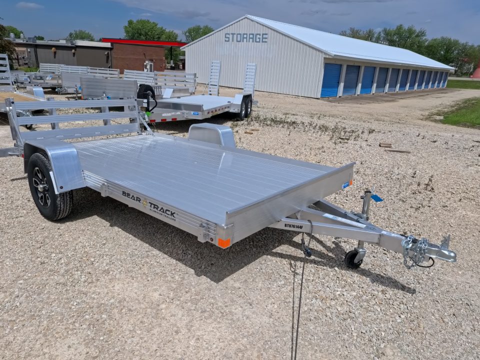 New 2026 Bear Track 76 X 144F Utility Trailer with Bi-Fold Tailgate and 2990 lb. GVWR