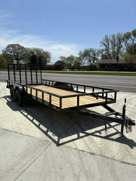 New 2026 7X18 Utility 7k Dual Axle Utility Trailer