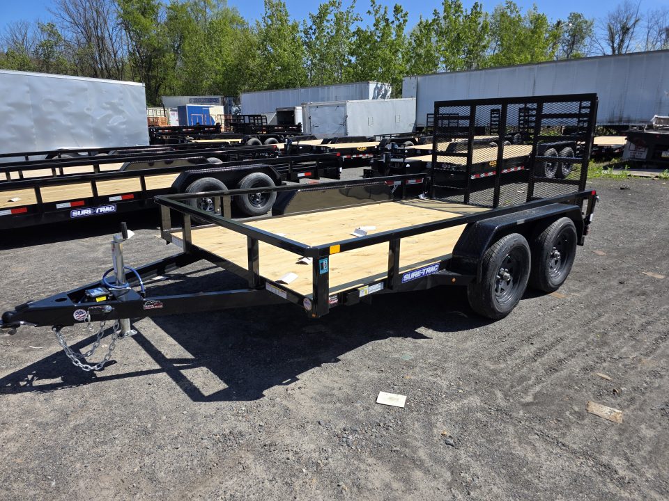 New 2026 Sure-Trac 7X12 7K - TUBE TOP Utility Trailer