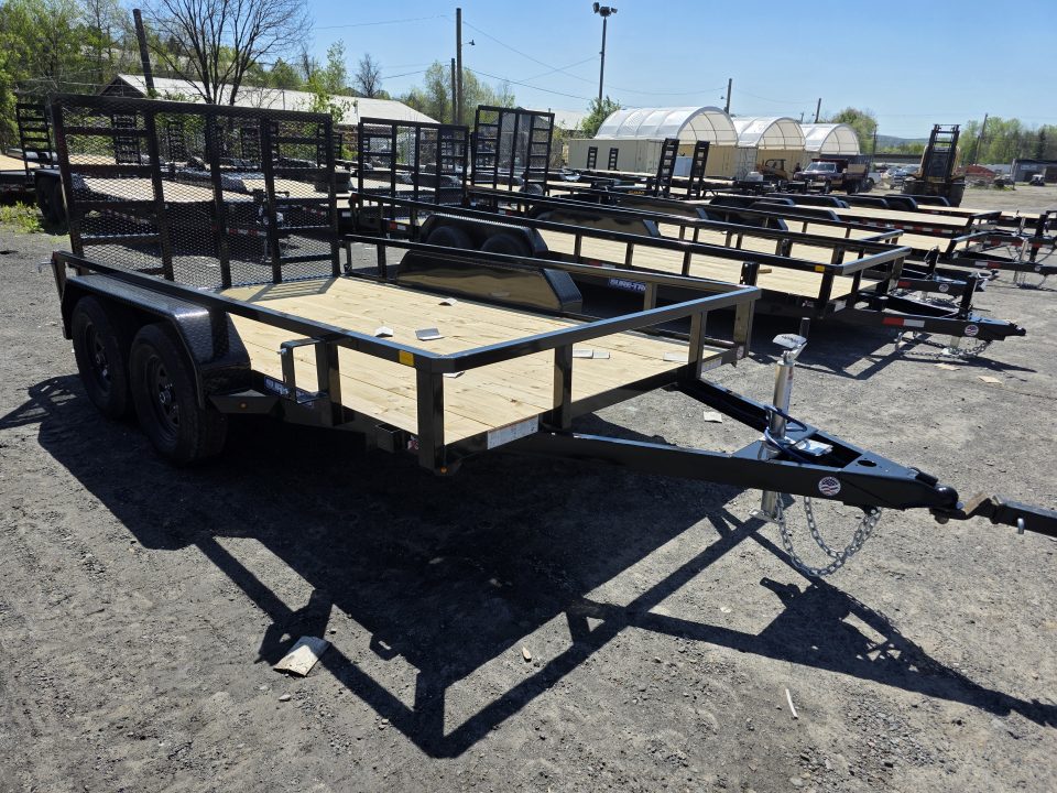 New 2026 Sure-Trac 7X12 7K - TUBE TOP Utility Trailer