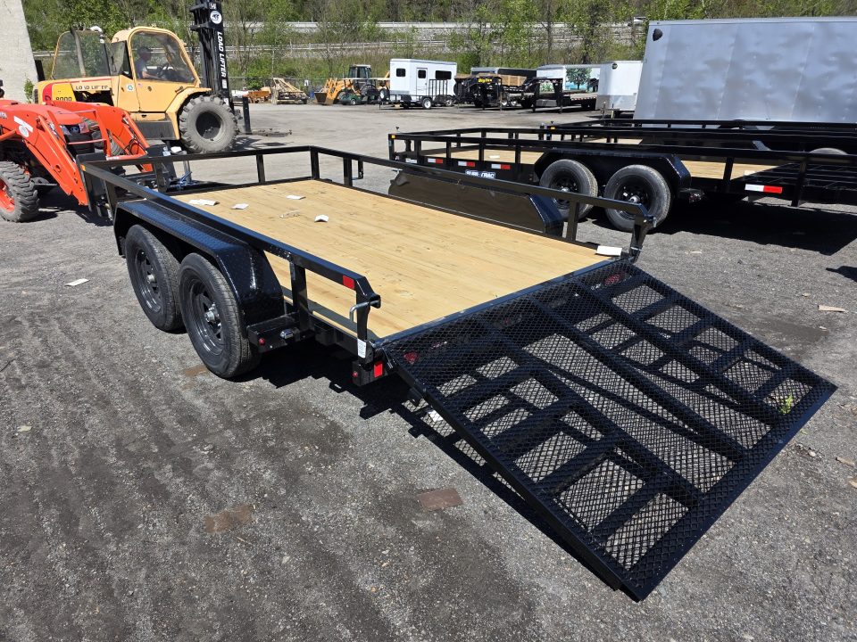 New 2026 Sure-Trac 7X12 7K - TUBE TOP Utility Trailer