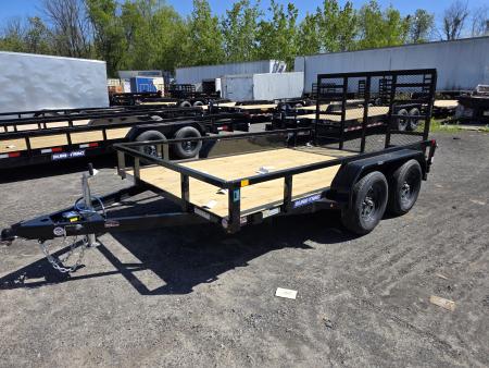 New 2026 Sure-Trac 7X12 7K - TUBE TOP Utility Trailer