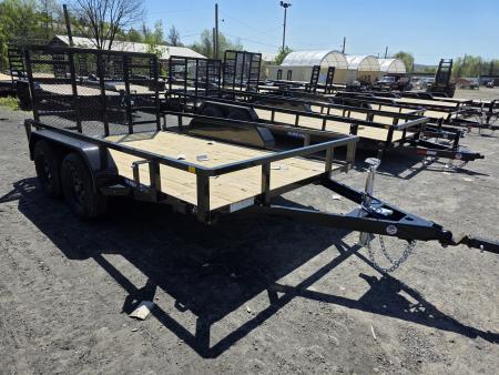 New 2026 Sure-Trac 7X12 7K - TUBE TOP Utility Trailer